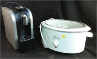 Verismo coffee machine & west brand slow cooker