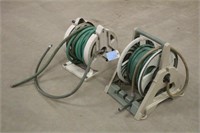 (2) Hose Reels with Hoses