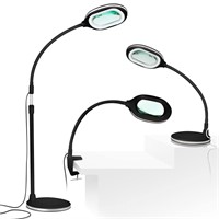 LightView Pro 51in. 3in1 Blk Floor/Desk Lamp