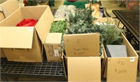 (4) boxes assorted Christmas trees 4' & 4.5'
