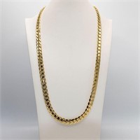 Plated 14Kt Gold Plated Italian Link Chain
