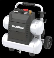 Open Box MAXIMUM 4.5 Gallon Quiet Air Compressor,#