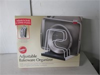 NEW ADJUSTABLE BAKEWARE ORGANIZER