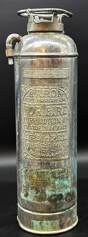 Antique Aaron Fire Extinguisher