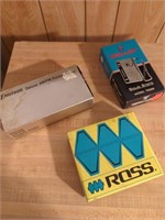 Three transistor radios in box