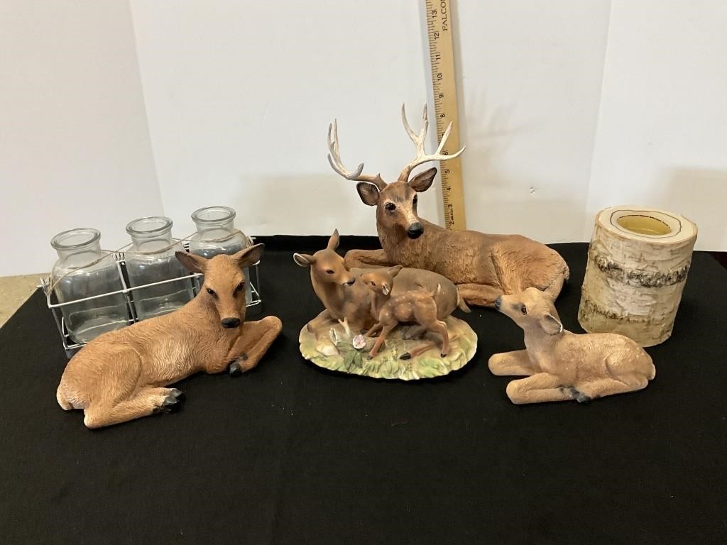 Deer home interiors, candle