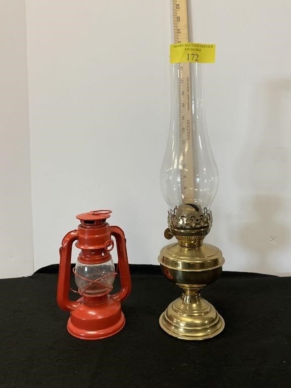 Hurricane Oil Lantern, Hand Lamp