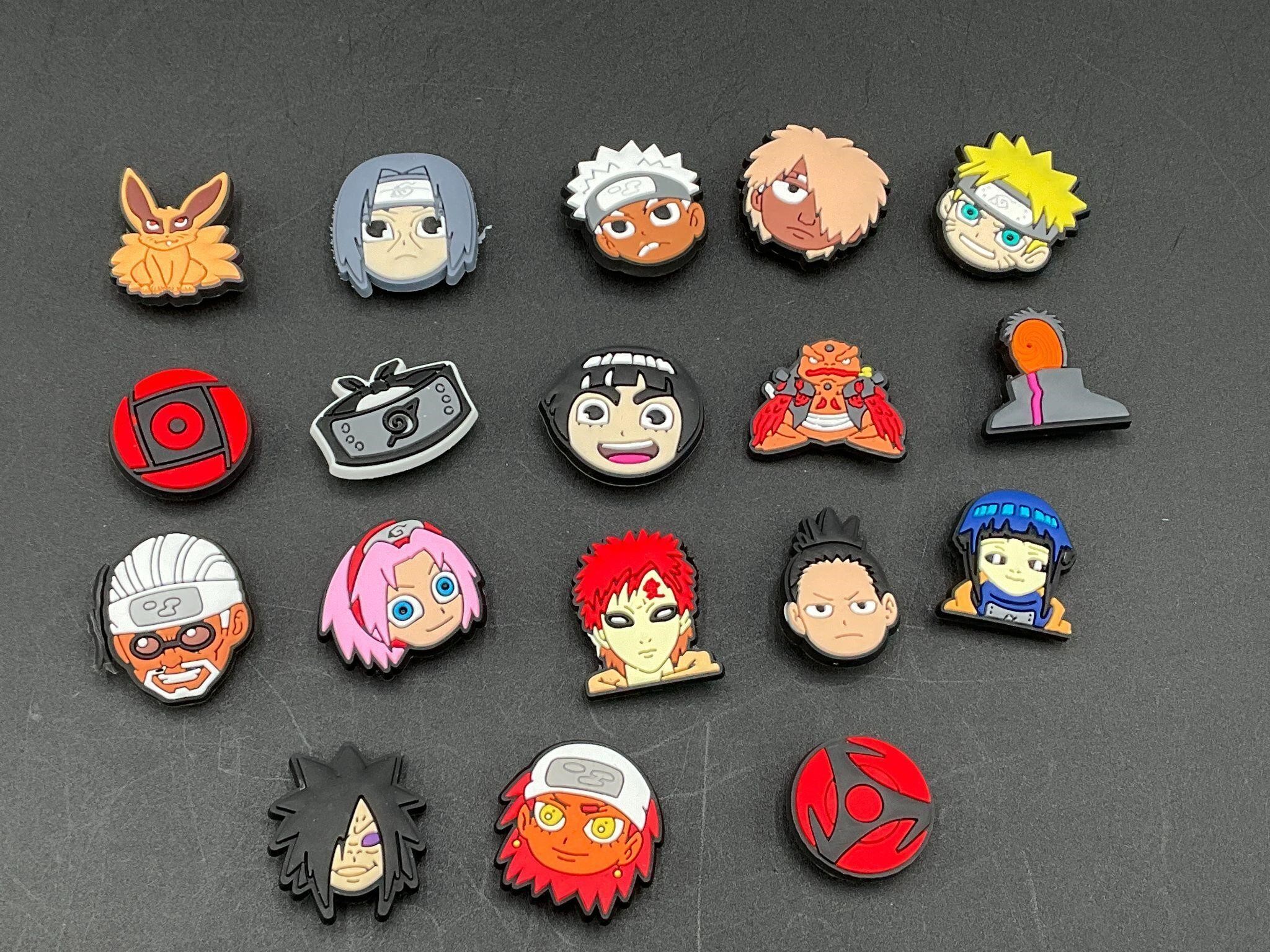 Lot of 18 Manga Anime Character Charms