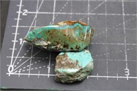 2 Window Polished Chunks Of Excellent Turquoise