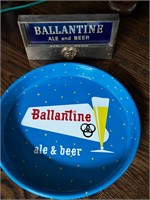 Ballantine tray and cash stand display