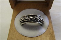 925 Sterling Silver Spinning Ring Sz 9