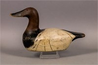 John Roth Canvasback Drake Duck Decoy, Oshkosh,