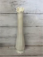 Milk glass vase