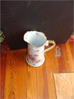 Hand Painted Tall Pitcher