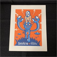 Dr. Alderete Signed Super Astro vs. El Gigante JSA