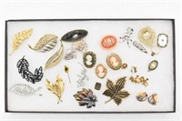 Collection Of Brooches/Pins, Ring & More