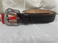 Justin Leather Belt Sz 42