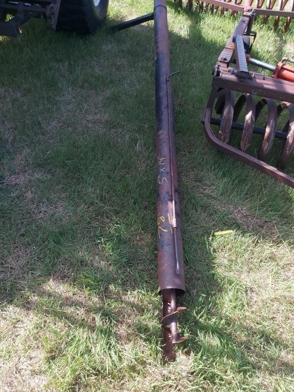 5" x 14' auger with hydraulic motor