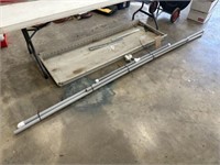 Service bed tray, pvc pipe