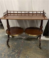 Vintage Serving Cart or Console Table