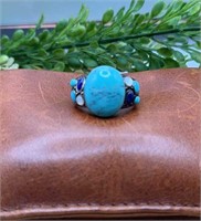Beautiful Sterling Silver Ring with Turquoise,