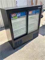 Habco 2 door glass refrigerator