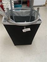 Waste basket stool a couple of swiffers and