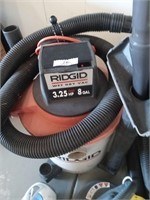 Rigid wet dry vac 3.25 HP 8 gallon, task force