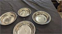 Set of Assorted Small Metal Bowls