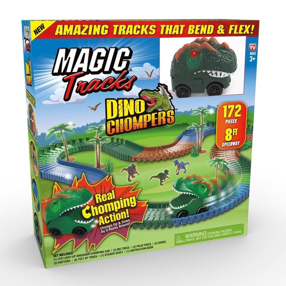 Ontel Magic Tracks Dino Chompers  8 Ft of Track W/