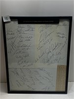 1970S STEELERS ON PAPER AUTOGRAPHS BY PAUL