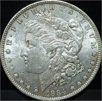 1884-O Morgan Silver Dollar BU