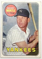 1969 Topps # 500 Mickey Mantle Baseball Card