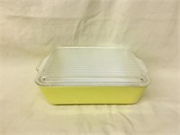 Pyrex Primary Yellow Large Size Refrigerator Dish