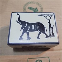 Zawadee Soapstone Elephant Box