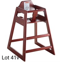 NEW Lancaster Mahogany Wooden Highchair