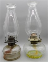 Vintage Glass Kerosene Lanterns (2)