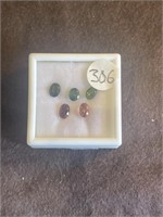 Rare 0.48 Carat Tourmaline Gemstones 5 Total Test