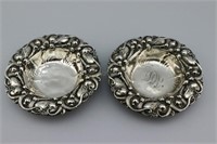 2 Wallace Sterling Silver Art Nouveau Bowls