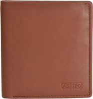 Mens Nappa Leather Trifold Wallet with ID Windows