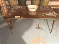 VINTAGE TABLE - 30X60X36" - REPAIRED