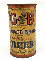 Vintage Grace Bros Beer Can (empty)