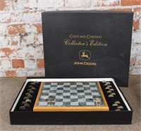 Vintage collector's edition checkers and chess