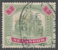 MALAYA SELANGOR #37 USED VF