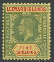 LEEWARD ISLANDS #57 MINT FINE-VF H