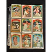 (174) 1972 Topps Baseball Cards