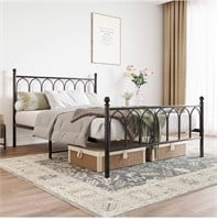 NEW $178 (F) Metal Bed Frame