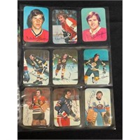 (22) Card 1976 Topps Hockey Glossy Inserts