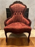 Victorian Sitting Living Room Upholstered Chair