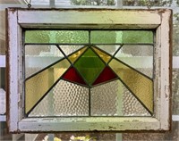 Weathered Stained Glass Pane